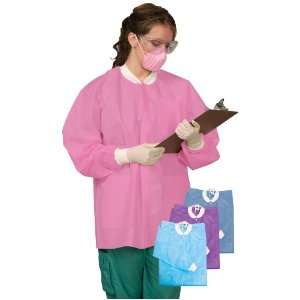  DEFEND+PLUS Latex Free Disposable Jackets (Small Purple 