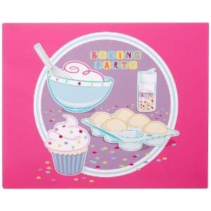  Baking Bash Activity Placemats (4) Party Supplies Toys 