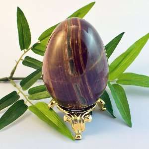   Stone Eggs, Stone Easter Egg, Brown Polished Stone Egg: Home & Kitchen