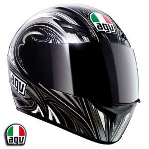  AGV K3 Basic Black Motorcycle Helmet Small AGV SPA   ITALY 