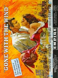 GONE WITH THE WIND Movie Poster 1939 Hollywood Classic  