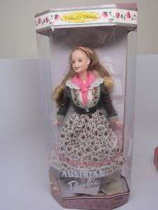 Barbie Doll DOTW Dolls The World Austrian,1998, NRFB,  