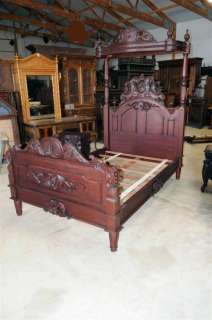 Full Size Canopy Bed Solid Mahogany Twin also Available  