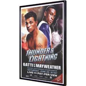  Arturo Gatti vs. Floyd Mayweather 11x17 Framed Poster 