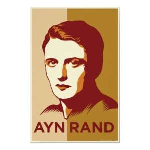  Ayn Rand Poster: Home & Kitchen