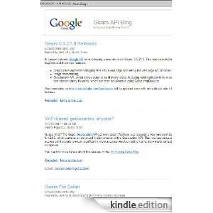  Google Gears API Blog Kindle Store Google