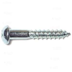  8 x 1 Phillips Round Wood Screw (60 pieces)