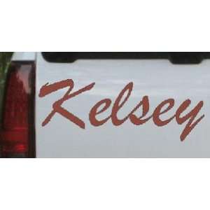   3in    Kelsey Car Window Wall Laptop Decal Sticker: Automotive