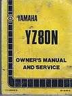 used yamaha factory owners service manual yz80 n 1985 $ 16 50 time 