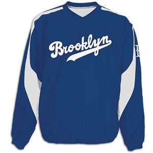  Dodgers Majestic Mens Pickoff Cooperstown Pullover Jacket 