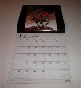 Vintage Official FRANK FRAZETTA Wall Calendar 1996  