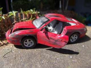 Crashed Porsche 911 Carrera Car Wreck  