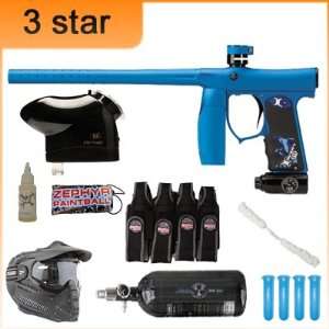  Invert Mini 3 Star Nitro Paintball Gun Package   Dust Blue 
