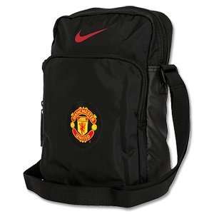  11 12 Man Utd Allegiance Small Bag   Black Sports 