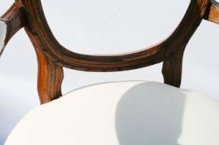 Louis XVI walnut chair, Turn of the century  