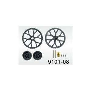  9101 08 Top And Bottom Main Gear Set RC Helicopter 
