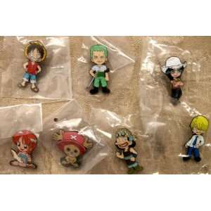 Japan Animation ONE PIECE the Pirates Metal Pin Badge Set ~Luffy~