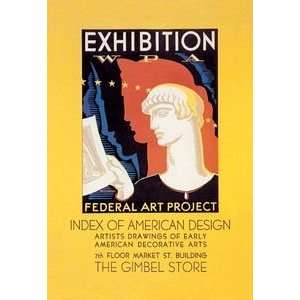  WPA Federal Art Project Index of American Design   Paper 