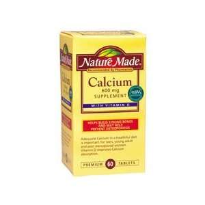  Calcium Supplement with Vitamin D, 600mg, Tablets, by P 