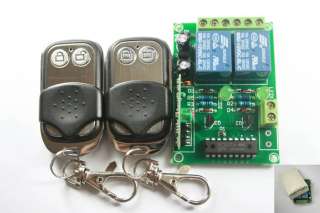 2CH RF Remote Control Transmitter&Receiver ToggleSwitch  