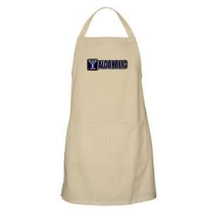  Apron Khaki Drinking Humor Alcoholic Sign 