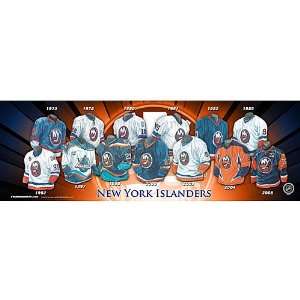Frameworth New York Islanders 10x30 Jersey Evolution Plaque:  