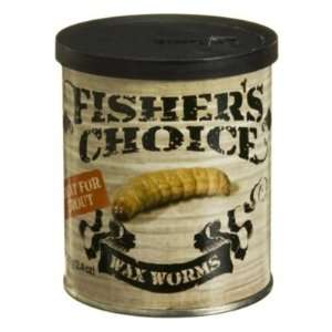  Fishers Choice Wax Worms, 70 g / 2.5 oz