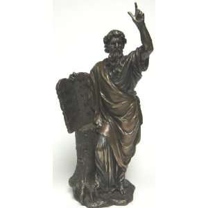  Moses And the Ten Commandments Bronzed Statue: Home 