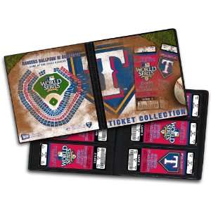  2010 World Series Ticket Album   Texas Rangers: Sports 