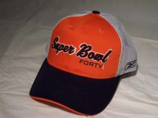 Reebok 2007 Super Bowl 41 XLI Adjust. Mesh Cap Colts  