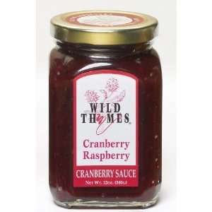 Wild Thymes, Cranberry Raspberry Sauce Grocery & Gourmet Food