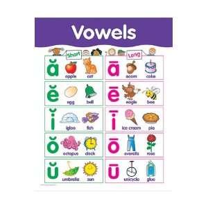  Vowels Small Chart: Toys & Games
