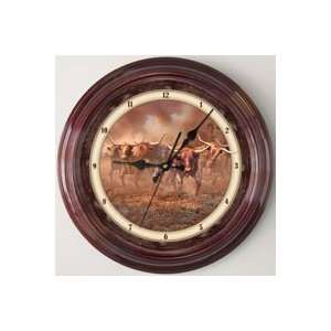  Day Of The Horns 16′ Wall Clock: Home & Kitchen