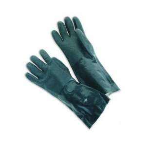 Workforce Industrial Rough Finish Gloves, 14 Inch Open Cuff, Jersey 