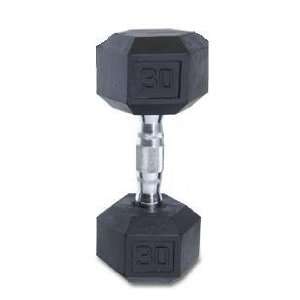    CAP 5 lb. Rubber Hex Workout Dumbbell   Single: Sports & Outdoors