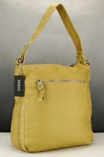 Free SH New GUESS Ladies LOVER Handbag Hobo Bag Yellow  