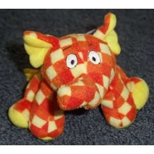   the Pooh Orange Checkered 6 Plush Woozle Heffalump Doll Toys & Games