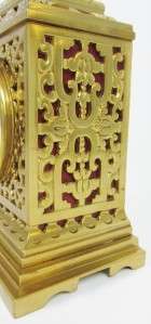   ormolu bracket mantel clock with caddy top dating to approx 1860