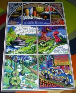 STRING CHEESE INCIDENT 01 5 Panel UNCUT Festival Poster  