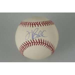  Hank Blalock Autographed Baseball   Rays Oml Psa dna 