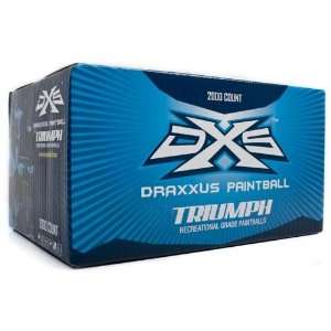 DXS Triumph Paintballs   2000 Rounds   White Fill  Sports 