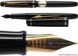 PILOT black Japan made fountain pen MINT 1990s  