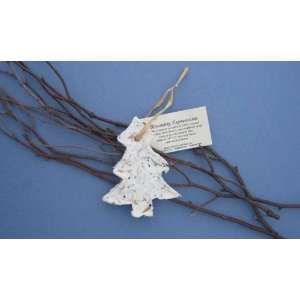  New Cast Paper Art Ornament Tree Recycled Cotton Fiber 