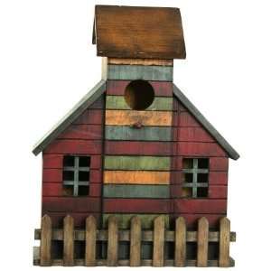    Link Direct A04017 UPS Wood Bird House with Fence