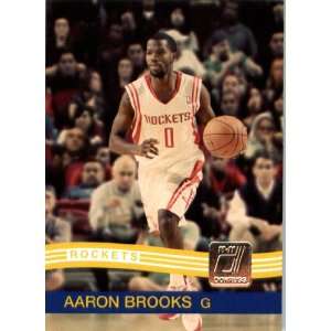 2010 / 2011 Donruss # 82 Aaron Brooks Houston Rockets NBA Trading Card 