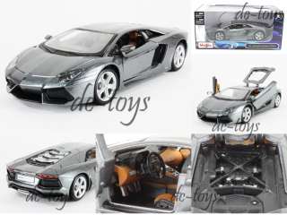 Maisto 2012 Lamborghini Aventador LP700 4 1:24 Diecast Grey  