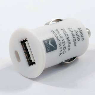 car usb charger white socket for cricket lg optimus c micro car auto 