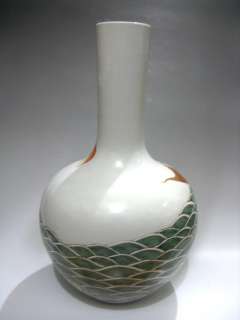 Chinese antique Splendid famille rose porcelain globular vase free 