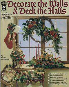 HOTP #2039 DECORATE THE WALLS & DECK THE HALLS Christmas Floral BOOK 