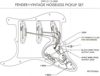 Fender Noiseless Strat Pickup Set ( 099 2115 000)  